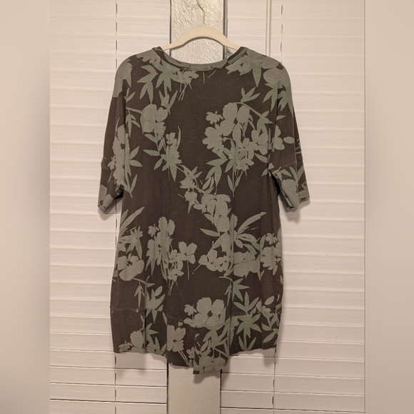 Sundance floral embroidery green shirt womens size XL soft 100% cotton comfy - Picture 9 of 11